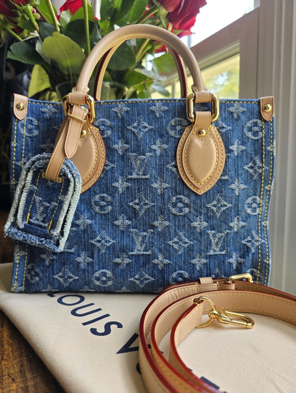 Louis Vuitton Monogram Denim OnTheGo BB